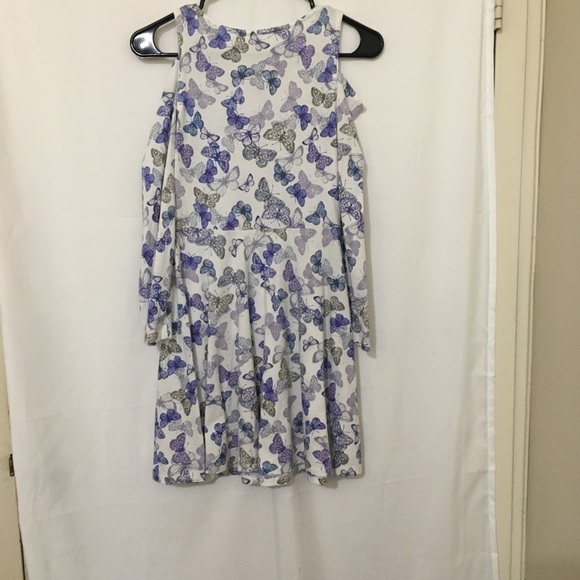 3/$35❤️Children’s place butterflies L/S Dress L - Picture 6 of 9